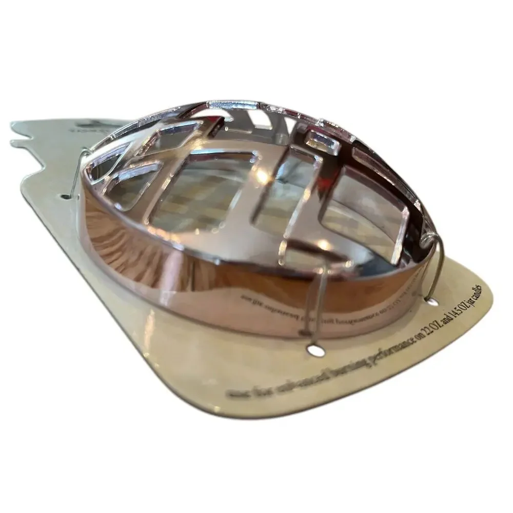 NEW 2011 YANKEE CANDLE ROSE GOLD ILLUMA LID TOPPER USE ON 14.5OZ /22 OZ JARS